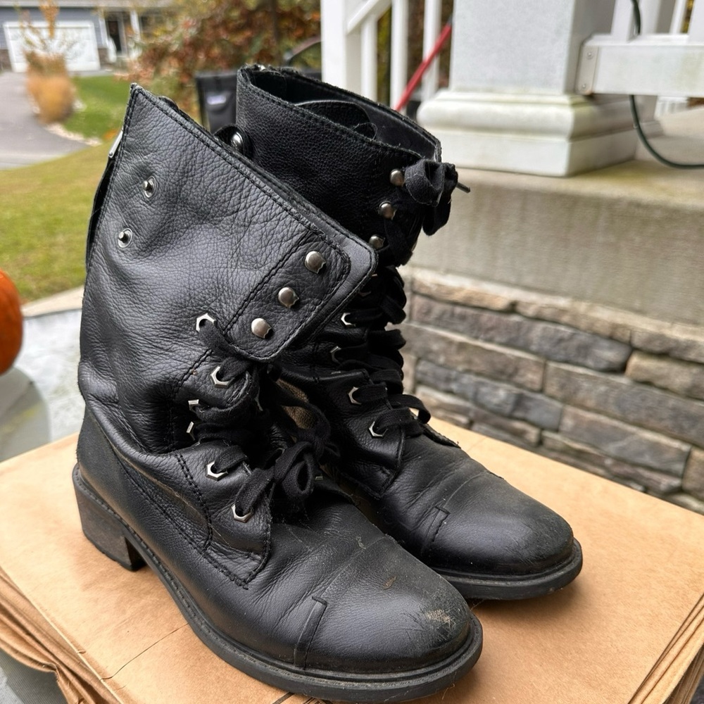 Women’s combat style boots